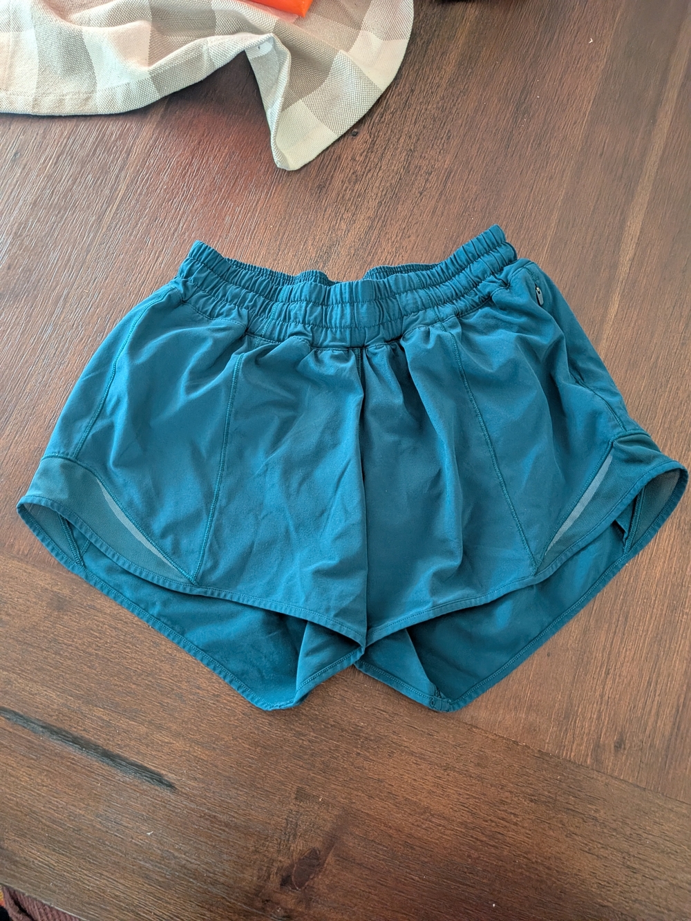 lululemon athletica Teal Athletic Running Shorts